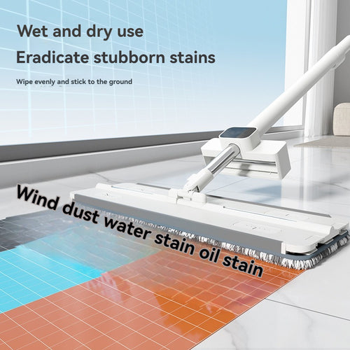 Flat Mop with Stainless Steel Handle Microfiber Floor Cleaning Mop