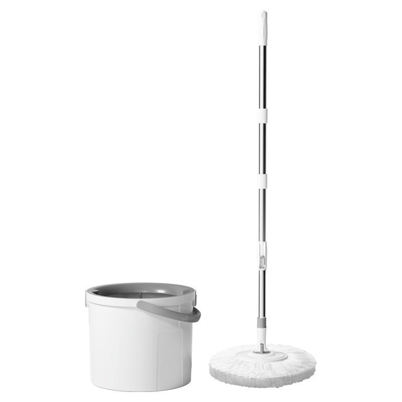 Spin Mop and Bucket Set with Stainless Steel Handle Self Wringing Mop