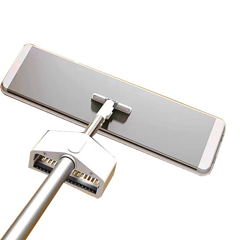 Aluminum Flat Mop with Microfiber Pad for Floor Cleaning