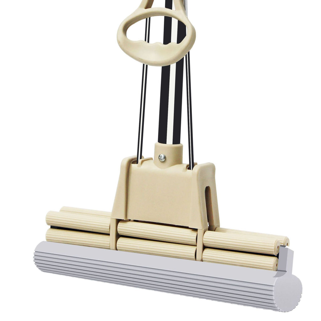 Aluminum Flat Mop with Adjustable Handle and Microfiber Pad