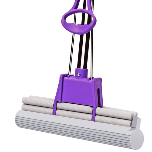 Aluminum Flat Mop with Adjustable Handle and Microfiber Pad